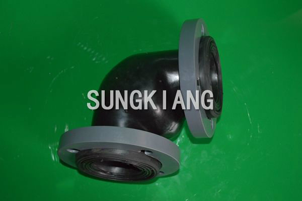 PVC法蘭橡膠彎頭