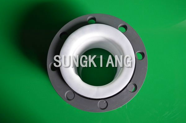 PVC法蘭內(nèi)襯四氟橡膠軟接頭