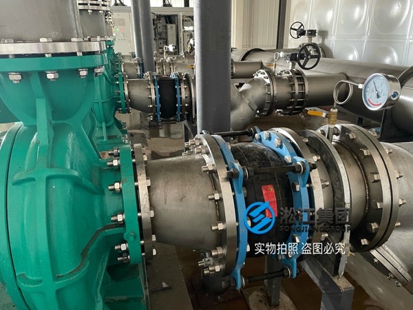 ND1000pn10的法蘭橡膠軟接頭,碳鋼法蘭三元乙丙橡膠