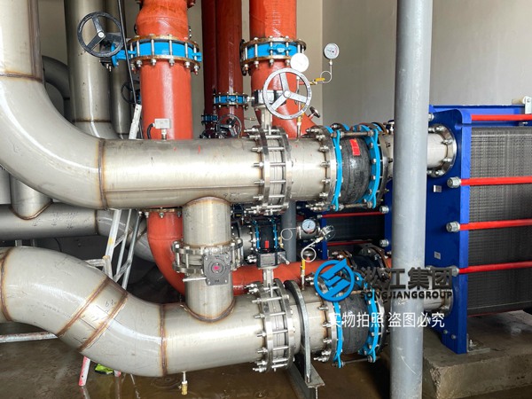 ND1000pn10的法蘭橡膠軟接頭,碳鋼法蘭三元乙丙橡膠